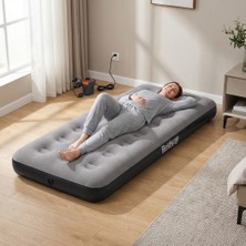 Bestway Single Tek Kişilik Şişme Yatak + Elektrikli Pompa 185X76X22CM 671GY BW141