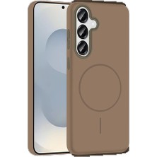 Genel Tedarik Samsung Galaxy S25 Broş Magsafe Kapak - Çöl TITANYUM-(5796) - EMTHBA3326-4000