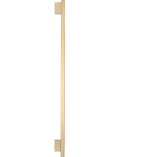 System 9478 Modern Düz/çizgili Altın Saten Renk 640 mm (Iki Delik Arası Mesafe)