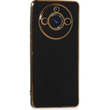 Genel Tedarik Realme 11 Pro Kılıf Volet Silikon - SIYAH-(5796) - EMTHBA1777-6886