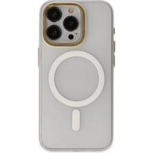Genel Tedarik iPhone 15 Pro Max Kılıf Lodos Magneticsafe Mat Kapak - ŞEFFAF-(5796) - EMTHBA7361-4921