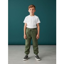 Zekids Erkek Çocuk Pamuklu Yumuşak Dokulu Beli Paçası Lastikli Eşofman Altı