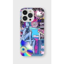 Lelia iPhone 14 Pro Max Uyumlu Baskılı Şeffaf Telefon Kılıfı | Koleksiyon: Neondream District