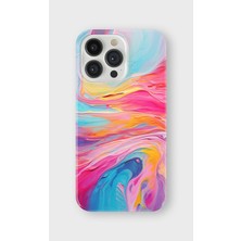 Lelia iPhone 16 Pro Uyumlu Baskılı Şeffaf Telefon Kılıfı | Koleksiyon: Pastelbloom Soft Series