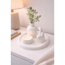 Akanart Sarılan Anne Figürlü Mum Seti – Bulut Tepsili 4’lü