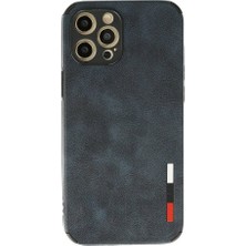 Genel Tedarik iPhone 12 Pro Kılıf Loop Deri Silikon - LACIVERT-(5796) - EMTHBA7762-5817