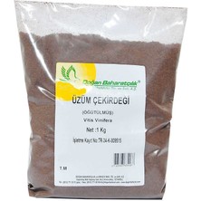 Mg Üzüm Çekirdeği Öğütülmüş Doğal 1000 gr Paket