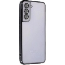 Vintessy Samsung Galaxy S21 Fe Kılıf Lensli Silikon - SIYAH-(5796) - VOANFD6742-1902