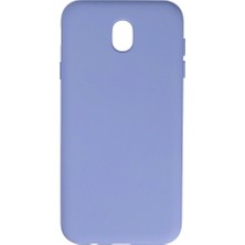Samsung Galaxy J7 Pro / J730 Kılıf Nano Içi Kadife Silikon - LILA-(5796) - EMTHBA9843-8718