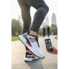 Enoch Erkek Spor Ayakkabı Desenli ve Logolu Sneaker Koşu Yürüyüş Performans Modeli