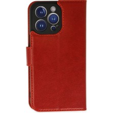 Khayra iPhone 14 Pro Max Kılıf Trend S Plus Kapaklı Kılıf - KIRMIZI-(5796) - ESZAOC9687-9671