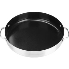 Eratec Orijinal Xxl Paslanmaz Çelik Tava / Tepsi – Ø 32 Cm, En Yeni Nesil Yapışmaz Seramik Kaplama