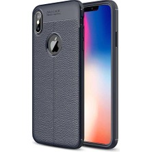 Etc iPhone Xs Max Kılıf Auto Focus Kapak - LACIVERT-(5796) - VOANFD9276-5428