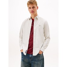 Tommy Hilfiger Erkek Tjm Slim Stripe Oxford Gömlek