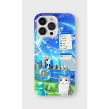 Lelia iPhone 16 Pro Max Uyumlu Baskılı Şeffaf Telefon Kılıfı | Koleksiyon: Aeroglass Mirage