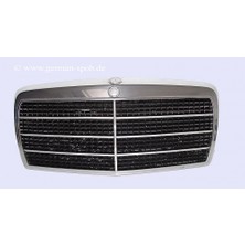 TŞT Mercedes W126 Ön Panjur Nikelaj Sıyah 85-91 (Oem No:  A1268800883)