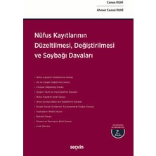 Seçkin Yayıncılık Nüfus Kayıtlarının Düzeltilmesi, Değiştirilmesi ve Soybağı Davaları