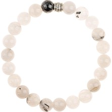 Bütüncül Şifa Rutili Kuvars Doğal Taş Bileklik (8mm Küre Kesim)