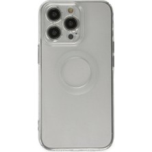 Genel Tedarik iPhone 13 Pro Kılıf Santa Lens Silikon - ŞEFFAF-(5796) - EMTHBA9899-8419