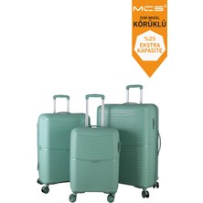 MÇS V379 Aura Y.üretim Pp Valiz Siyah Set