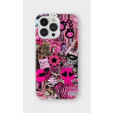 Lelia iPhone 14 Pro Max Uyumlu Baskılı Şeffaf Telefon Kılıfı | Koleksiyon: Chromatica Aura