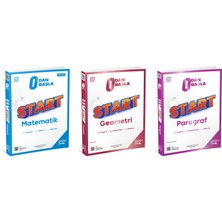 ÜçDörtBeş Yayınları Üçdörtbeş 2026 Tyt Matematik + Geometri + Paragraf Start Sıfırdan Başla Seti 3 Kitap