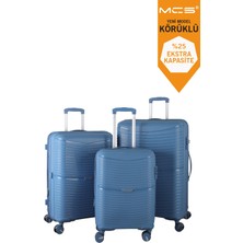 MÇS V379 Aura Y.üretim Pp Valiz Siyah Set