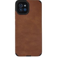 Genel Tedarik Samsung Galaxy A03 Kılıf Loop Deri Silikon - KAHVERENGI-(5796) - EMTHBA1619-8497