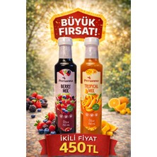 KanguruMarkt Perianna Berry Mix + Tropical Mix Meyve Özü Ikili Set (%100 Doğal, Katkısız)