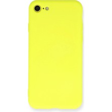 Genel Tedarik iPhone 7 Kılıf Nano Içi Kadife Silikon - SARI-(5796) - EMTHBA9362-8386