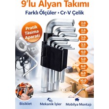 Dexpa 9’lu Alyan Takımı Crv – Farklı Ölçüler – Pratik Taşıma Aparatlı