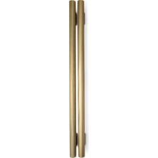 System 9772 Silindir Çizgili Çekme/sürgü Kapı Kolu Antik Renk 49 cm (Iki Delik Arası Mesafe)