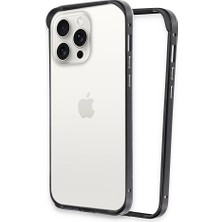 Genel Tedarik iPhone 15 Pro Land Bumper Koruma Kapak - SIYAH-(5796) - EMTHBA1458-5806