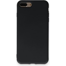 iPhone 7 Plus Kılıf Nano Içi Kadife Silikon - SIYAH-(5796) - EMTHBA9250-1541