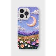 Lelia iPhone 16 Pro Uyumlu Baskılı Şeffaf Telefon Kılıfı | Koleksiyon: Pastelbloom Soft Series