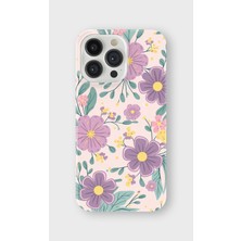 Lelia iPhone 16 Pro Uyumlu Baskılı Şeffaf Telefon Kılıfı | Koleksiyon: Pastelbloom Soft Series