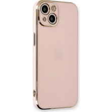 Genel Tedarik iPhone 13 Kılıf Volet Silikon - PEMBE-(5796) - EMTHBA8150-8001