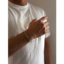 Tilki Kuyruğu Gümüş Renk Bileklik