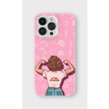 Lelia iPhone 15 Pro Max Uyumlu Baskılı Şeffaf Telefon Kılıfı | Koleksiyon: Queenmode Femme