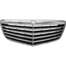 TŞT Mercedes E Class Ön Panjur Nikelaj Sıyah 9 Bandlı 2007  (Oem No:  A21188017839040)