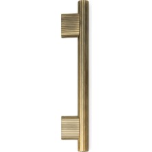 System 9772 Silindir Çizgili Çekme/sürgü Kapı Kolu Antik Renk 89 cm (Iki Delik Arası Mesafe)