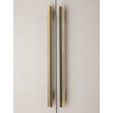 System 9783 Düz/çizgili Çekme/sürgü Kapı Kolu Antik Rengi 89 cm (Iki Delik Arası Mesafe)