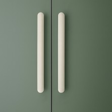 System 9404 Çekme/sürgü Kapı Kolu Nikel Saten Mat Rengi 19.2 cm (Iki Delik Arası Mesafe)