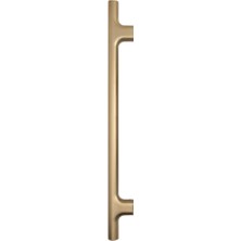 System 9745 Düz Çekme/sürgü Kapı Kolu Altın Saten Renk 44 cm (Iki Delik Arası Mesafe)