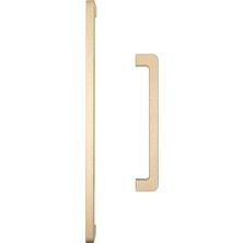 System 9753 Çekme/sürgü Kapı Kolu Pirinç Saten Rengi 97 cm (Iki Delik Arası Mesafe)