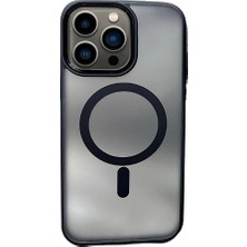 Genel Tedarik iPhone 14 Pro Solid Magsafe Kapak - SIYAH-(5796) - EMTHBA3855-4539