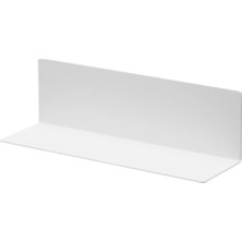 Yamazaki Manyetik Çelik Duvar Rafı Beyaz Renk 20 cm