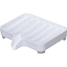 Yamazaki Katı Sabunluk Beyaz 11x10x2 cm