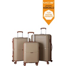 MÇS V379 Aura Y.üretim Pp Valiz Siyah Set