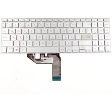 LineOn Asus Vivobook 15 D513UA Notebook Klavye Işıklı Gümüş